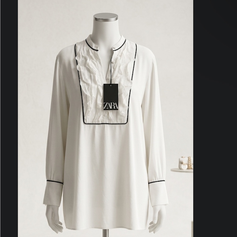 NWT Zara Studio Collection Spring/Summer Limited Edition Shirt Dress.